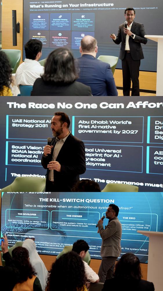 AISFY AI community event at DIFC, Dubai — Panel discussion